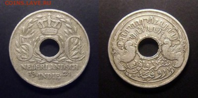 МОНЕТЫ МИРА №5 - Нидерландская Индия – 5 центов (1921)