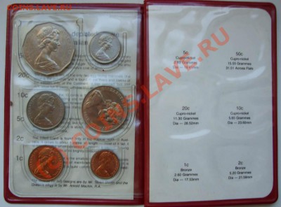 Австралия mint sets 1980, 1981, 1982 Животные - набор 1980 2.JPG