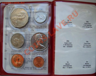 Австралия mint sets 1980, 1981, 1982 Животные - набор2 1981 2.JPG