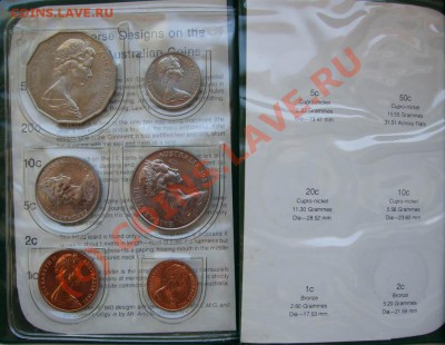 Австралия mint sets 1980, 1981, 1982 Животные - набор 1982 2