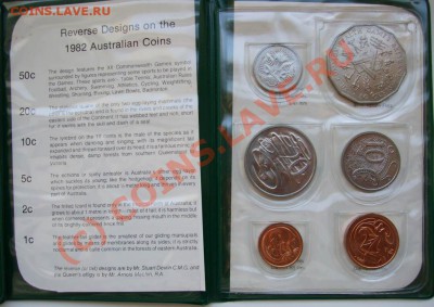 Австралия mint sets 1980, 1981, 1982 Животные - набор 1982.JPG