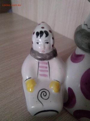 Фарфоровая статуэтка ,Мама с ребёнком на санках,Старая Гжель - IMG_20151215_123305