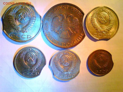 Выкусы монет(9шт.),поворот. Оценка. - выкус2.JPG