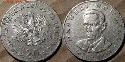 Польша, 20 зл. 1976 Новотко, до 22.12.2015 22-00 - Польша20зл1976Новотко