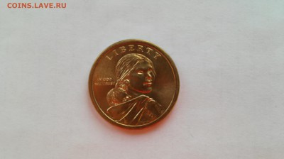 США, 1$ Индианка 2014, "D" до 24.12.2015 г. - 2014-D2