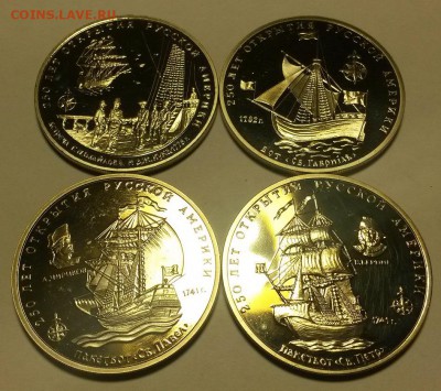 Межнумизматика 250 лет открытия Русской Америки 4 шт PROOF - 20151114_211855