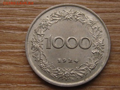 Австрия 1000 крон 1924 до 22.12.15 в 21.00 М - IMG_4298.JPG