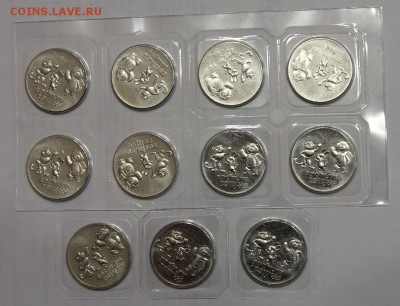 25руб 2012-14 Сочи Талисманы 15 шт до 24.12 с номинала - IMG_6107.JPG