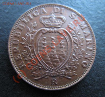 Сан Марино, 1935 г, 5 cent, до 28.09 в 21-30 мск - с м 1935 5а