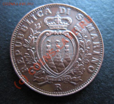 Сан Марино, 1938 г, 5 cent, до 28.09 в 21-30 мск - с м 1938-5 а