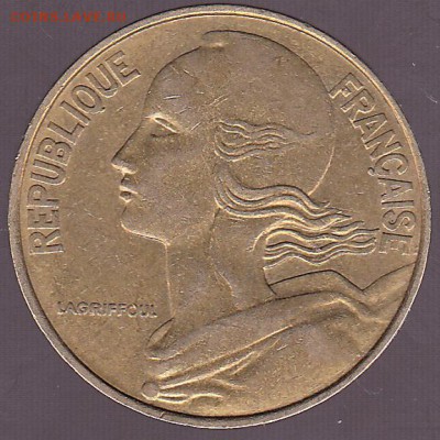20 сантимов 1978 Франция с 1 р. до 23.12 в 22.00 - IMG_0038