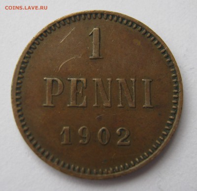 Царская ФИНЛЯНДИЯ 1 пенни 1902, 1903 (большая 3). 25.12. - 014.JPG