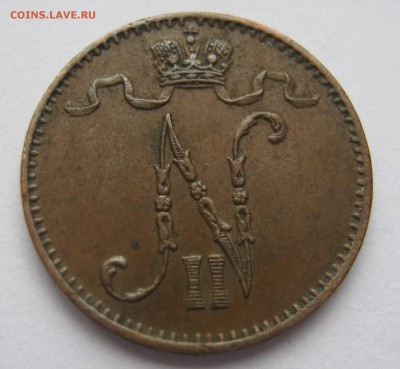 Царская ФИНЛЯНДИЯ 1 пенни 1902, 1903 (большая 3). 25.12. - 022.JPG