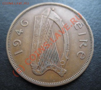 Ирландия, 1946 г, 1 d, до 28.09 в 21-30 мск - ирл а