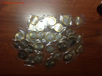 Мешковой биметалл в UNC около 50 монет Оценка - image