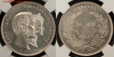 Дания 1875-1958, Парад двухкроновиков, предпродажная оценка - 5