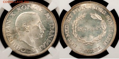 Дания 1875-1958, Парад двухкроновиков, предпродажная оценка - 1
