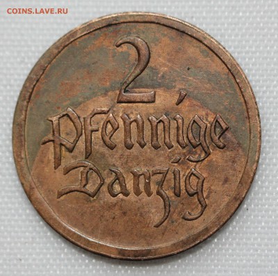 С 1 руб. ДАНЦИГ 2 пфеннига 1926г. до 28.12 в 22-00 - IMG_9333.JPG