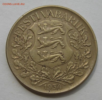 ЭСТОНИЯ 1 крона 1934. ДРАККАР 28.12.2015. - 029.JPG