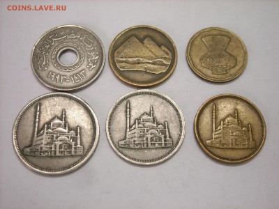 Египет, монеты из оборота 6 шт. 1984-2008 до 27.12 - SPA54706.JPG