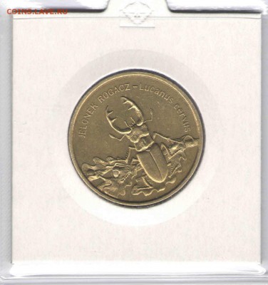 ПОЛЬША, 2 ЗЛОТЫХ (ЖУК-ОЛЕНЬ) , до 26.12.2015г., 22.00 мск. - Жук