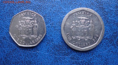 Ямайка: две монеты 1, 5 долларов до 25.12 - DSC01618.JPG