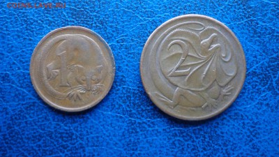 Австралия: две монеты 1, 2 цента до 25.12. - DSC01625.JPG