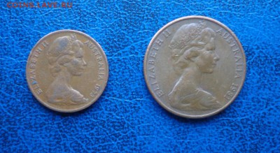 Австралия: две монеты 1, 2 цента до 25.12. - DSC01624.JPG