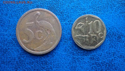 ЮАР : две монеты 5, 10 центов до 25.12 - DSC01628.JPG