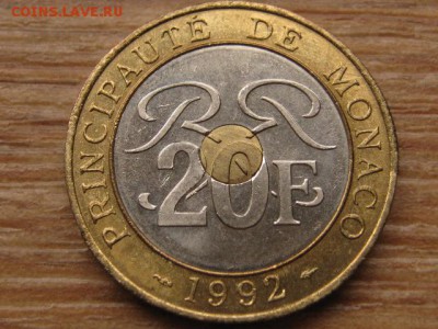 Монако 20 франков 1992 триметал до 26.12.15 в 21.00 М - IMG_4971.JPG