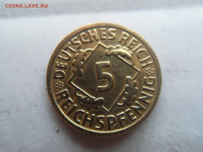 Германия 5 рейхс пфеннигов 1935 (F) 30.12.15 в 22.00 МСК - SDC17804.JPG
