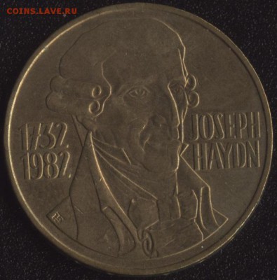 Австрия 20 шиллингов 1982 ГАЙДН до 22:00мск 30.12.15 - Австрия 20 шиллингов 1982 -2