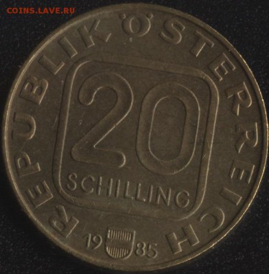 Австрия 20 шиллингов 1985 ЛИНЦ до 22:00мск 30.12.15 - Австрия 20 шиллингов 1985 -1 (250)
