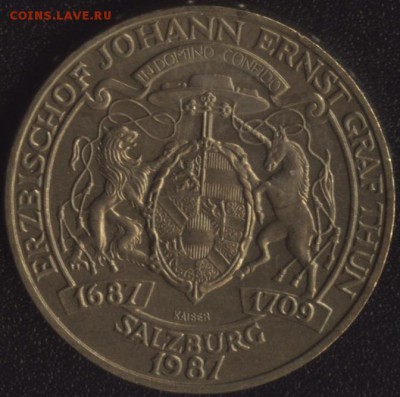 Австрия 20 шиллингов 1987 ЗАЛЬЦБУРГ до 22:00мск 30.12.15 - Австрия 20 шиллингов 1987 -2