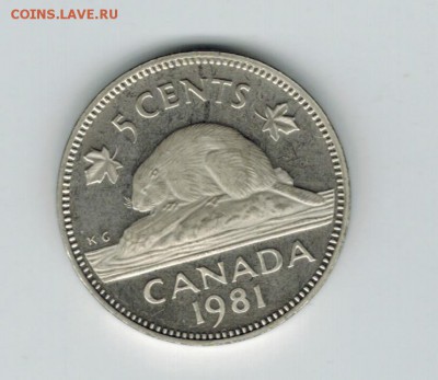 Канада 5 центов 1981 до 28.12.15   22-00 - 1 4