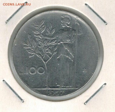 Италия 100 лир 1957 до 28.12.15   22-00 - 1 2
