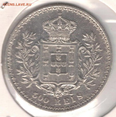 Ag ПОРТУГАЛИЯ 500 РЕЙС 1908 ДО 31.12-22Ч (Б401) - 5-п500р1