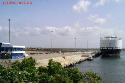 Монеты с Корабликами - Mahinda Rajapaksa Port в Хамбантоте  (1)