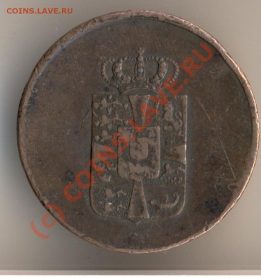 Дания 1 скилинг 1813, полскилинга 1842.Оценка. - 38