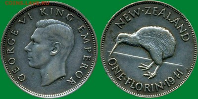 Новая Зеландия 1 флорин 41г - nz1fl