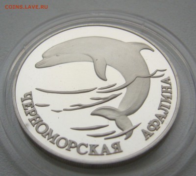 1 РУБЛЬ 1995 Черноморская афалина до 29.12-22.00.00 - P1330670.JPG
