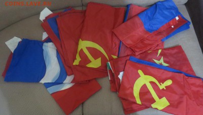 Флаги республик СССР  8 штук - IMG_8371.JPG