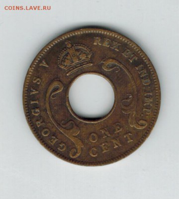 Восточная африка 1 цент 1923 до 30.12.15   22-00 - 1 24