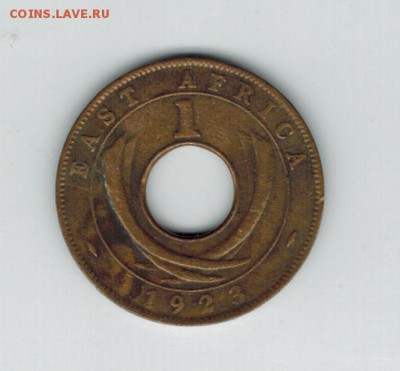 Восточная африка 1 цент 1923 до 30.12.15   22-00 - 1 10