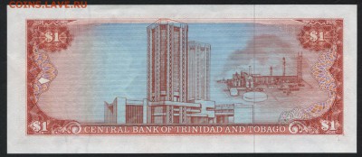 Тринидад и Табаго 1$ 1979г. UNС до 22-00 мск 30.12.15 г. - Тринидат иТабаго 1 дол 1979 реверс
