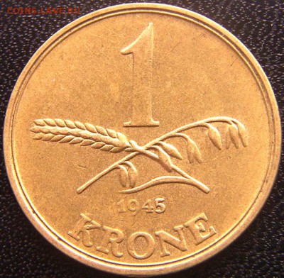 Дания_1 крона 1945; до 29.12_22.18мск - 9733