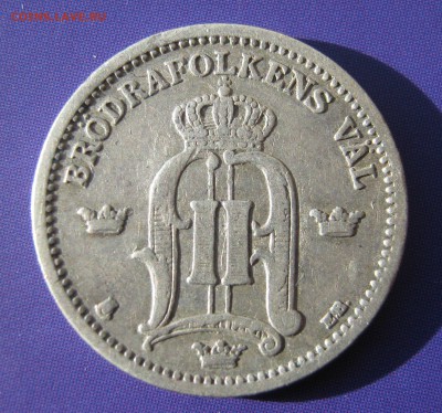 ШВЕЦИЯ 25 эре 1898 + 10 эре 1915-17. СЕРЕБРО. 03.01.2016 - 040.JPG