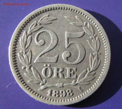 ШВЕЦИЯ 25 эре 1898 + 10 эре 1915-17. СЕРЕБРО. 03.01.2016 - 038.JPG