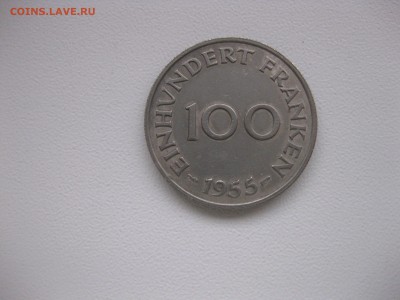 СААРЛЕНД,100 франков 1955г(никель)!до 1.01.2016 - IMG_0974.JPG