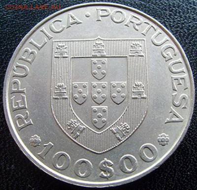 Португалия_100 эскудо 1984 "Год инвалидов"; 29.12_22.28мск - 10677